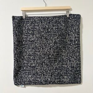 Westex Navy Printed Textured Throw Pillow Accent Pillow Cover 20x20